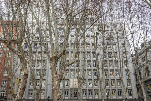 Construção em Madrid — Fotografia de Stock