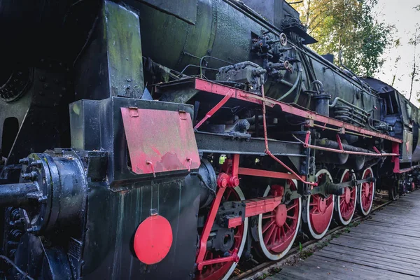 Velha locomotiva ferroviária — Fotografia de Stock