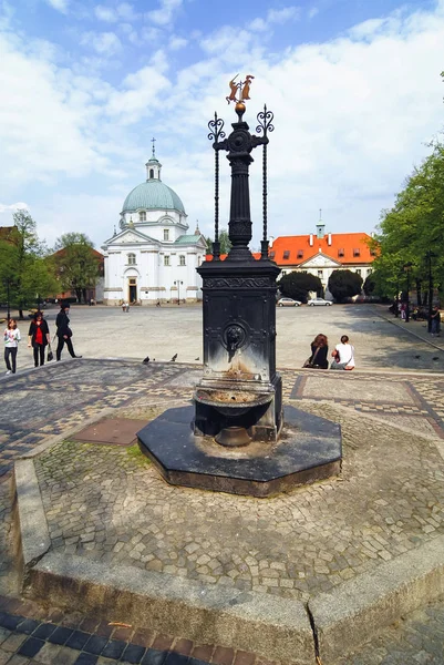 Church in New Town of Warsaw — Stock Photo, Image