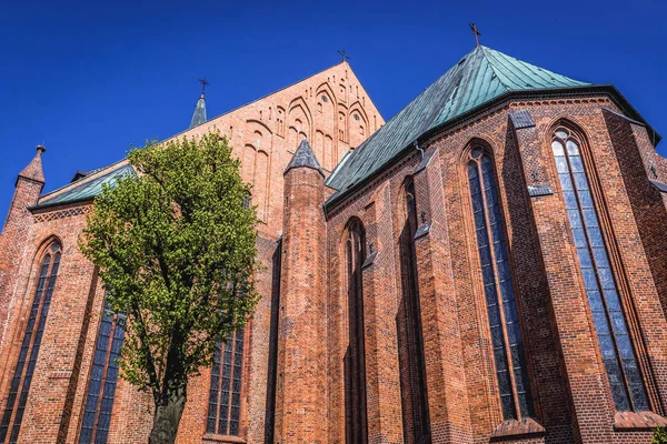 Catedral em Kolobrzeg — Fotografia de Stock