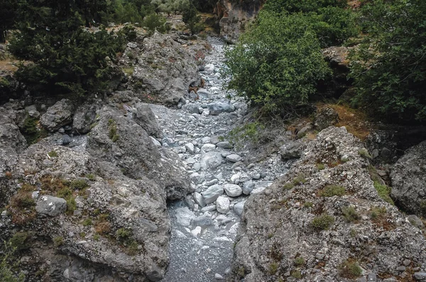 Garganta de Samaria en Grecia — Foto de Stock