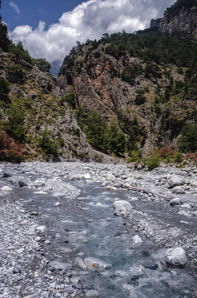 Samaria Gorge in Greece — Stock Photo, Image