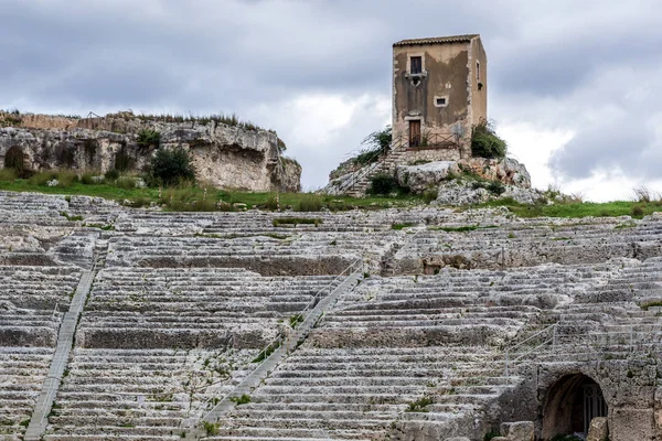 Ruinen in Syrakus — Stockfoto