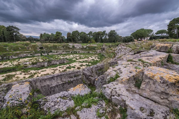 Anfiteatro em Syracuse — Fotografia de Stock