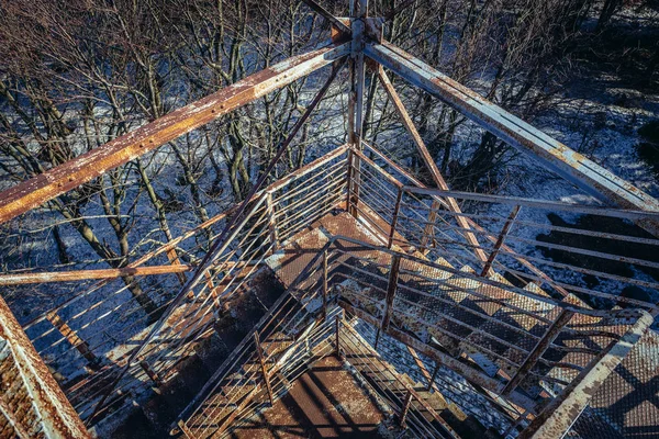 Uitkijktoren in Owl Mountains — Stockfoto