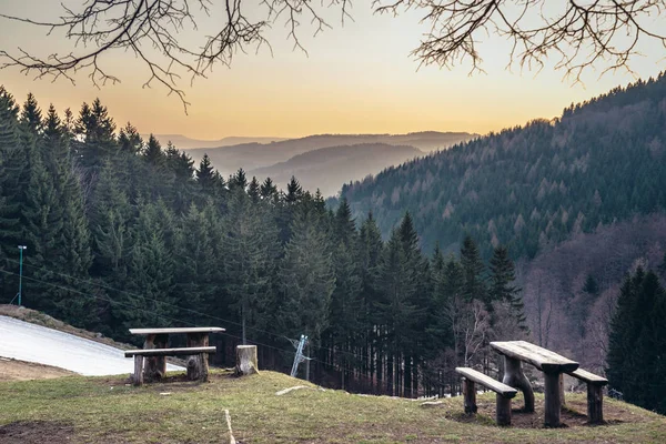 Polonya'da Baykuş Dağları — Stok fotoğraf