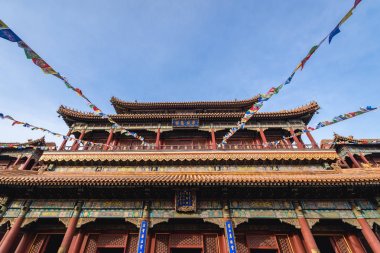 Lama Temple in Beijing clipart
