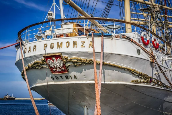 Statek muzeum Dar Pomorza — Zdjęcie stockowe