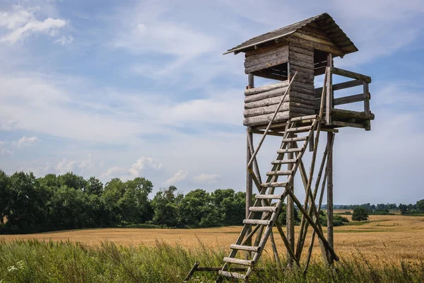 Torre de caça na Polónia — Fotografia de Stock
