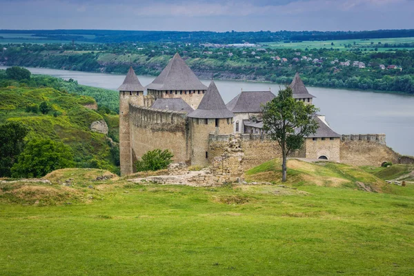 Fortaleza de Khotyn na Ucrânia — Fotografia de Stock