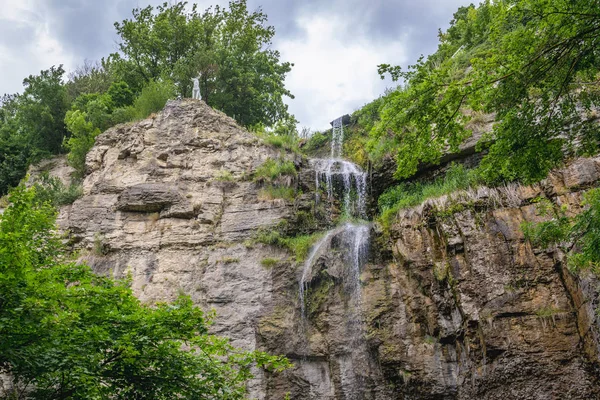 Waterfall in Kamianets Podilskyi — Stock Photo, Image