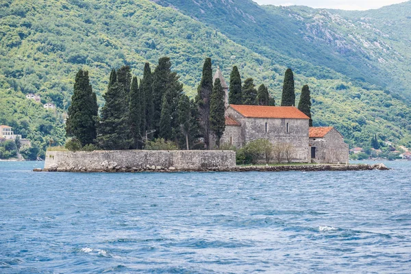 Inselchen Saint George in Montenegro — Stockfoto