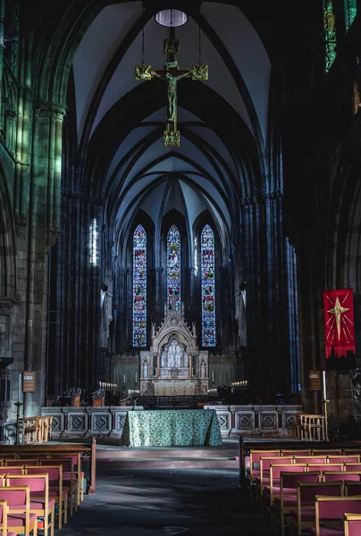 Hoofdschip Van Schotse Bisschoppelijke Kathedraal Van Mary New Town Edinburgh — Stockfoto