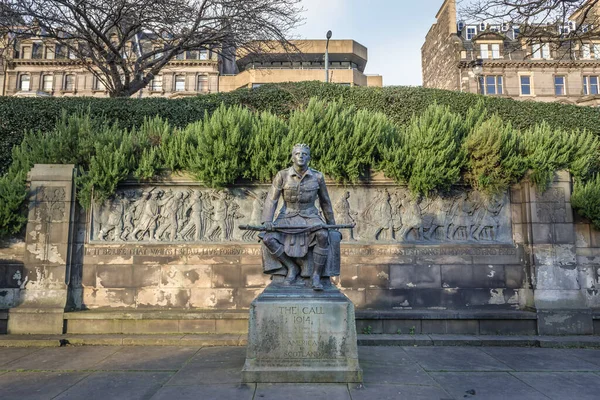 스코틀랜드 아메리칸 메모리얼 Scots American War Memorial 스코틀랜드 에든버러 프린스 — 스톡 사진
