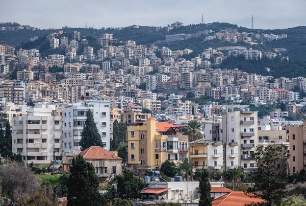 Áreas Residenciais Byblos Líbano Uma Das Cidades Mais Antigas Mundo — Fotografia de Stock