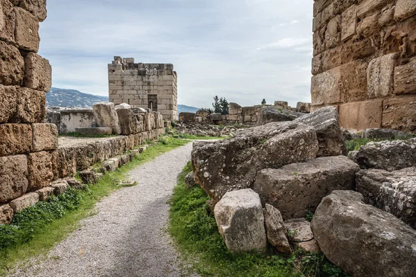 Remains Crusader Fortress Byblos Lebanon One Oldest City World — Stok fotoğraf