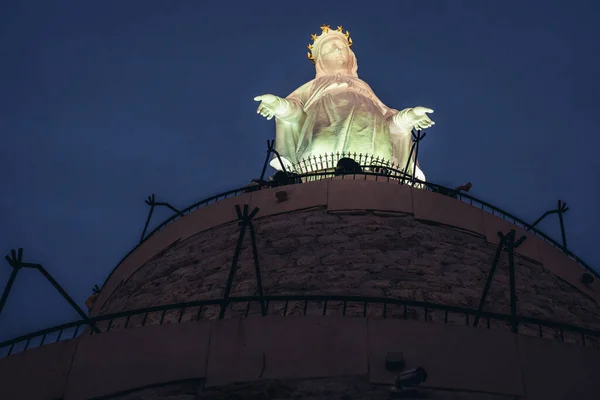 Μεγάλο Άγαλμα Στο Διάσημο Ιερό Της Παναγίας Του Λιβάνου Στο — Φωτογραφία Αρχείου