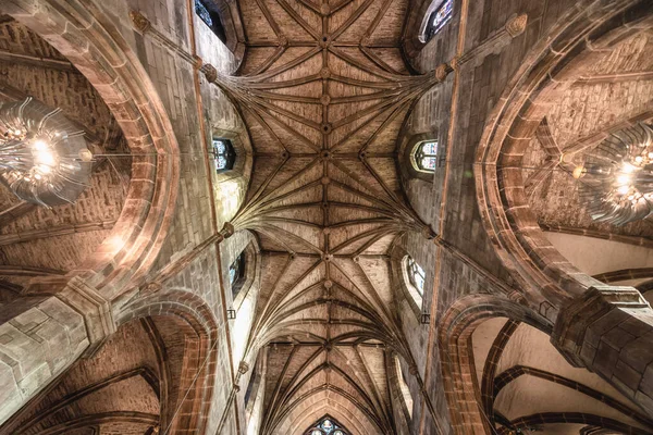 Внутрішні Деталі Собору Святого Джайлса Единбурзі Велика Британія — стокове фото