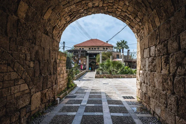 Πύλη Των Ιστορικών Τειχών Στο Byblos Λίβανος Μία Από Τις — Φωτογραφία Αρχείου