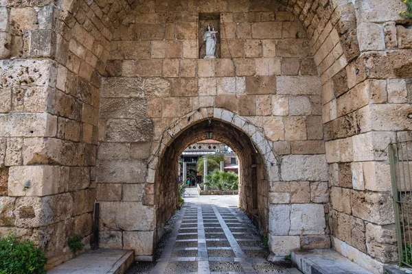 Statuatte Acima Byblos Líbano Uma Das Cidades Mais Antigas Mundo — Fotografia de Stock