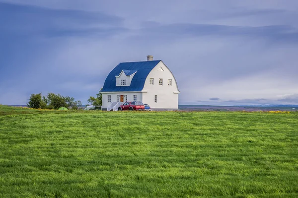 Skutustadir Iceland June 2018 Distance View House Farm Skutustadir Village — 图库照片