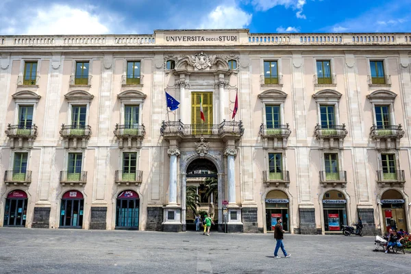 Catania Italia Mayo 2019 Palacio San Giuliano Parte Universidad Ciudad — Foto de Stock