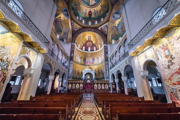 Grotte Principale Basilique Saint Paul Dans Ville Harissa Dans Caza — Photo