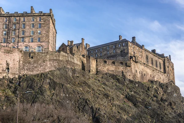 Slot Castle Hills Den Gamle Bydel Edinburgh Skotland Storbritannien - Stock-foto