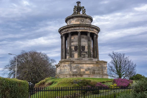 Памятник Роберту Бернсу Эдинбурге Шотландия Великобритания — стоковое фото