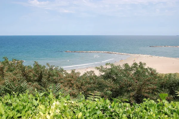 ルーマニアの黒海沿岸のコンスタンタのビーチの美しい景色 — ストック写真