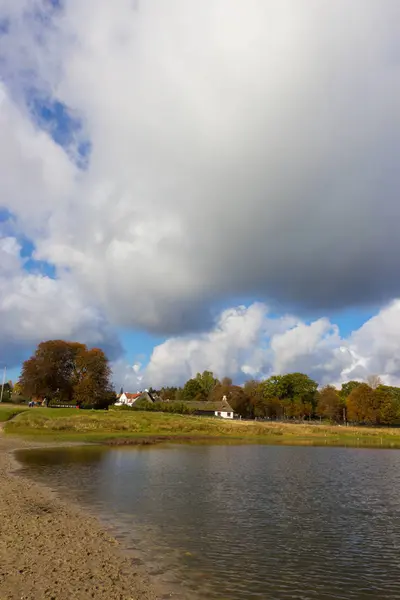 Beautiful lake in Dyrehave park — Stock Photo, Image