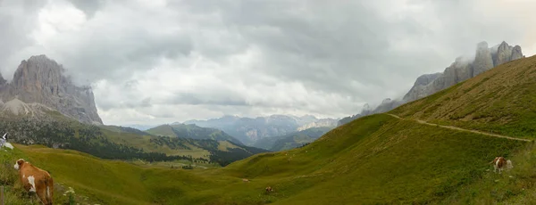 Fantastisk Utsikt Över Dolomiterna Alperna Unesco Naturarv — Stockfoto