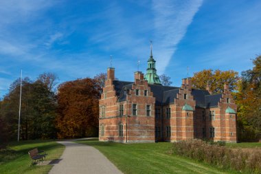 Beuatiful görünümü Fredensborg Sarayı Hilleroed, Danimarka