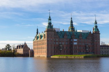 Beuatiful görünümü Fredensborg Sarayı Hilleroed, Danimarka