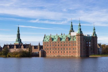 Beuatiful görünümü Fredensborg Sarayı Hilleroed, Danimarka