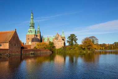 Beuatiful görünümü Fredensborg Sarayı Hilleroed, Danimarka