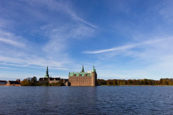 Hermosa Vista Del Palacio Fredensborg Hilleroed Dinamarca —  Fotos de Stock