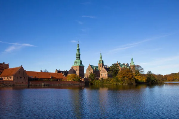 Pohled Překrásné Paláce Fredensborg Hilleroed Dánsko — Stock fotografie