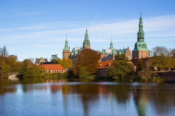 Beuatiful Görünümü Fredensborg Sarayı Hilleroed Danimarka — Stok fotoğraf