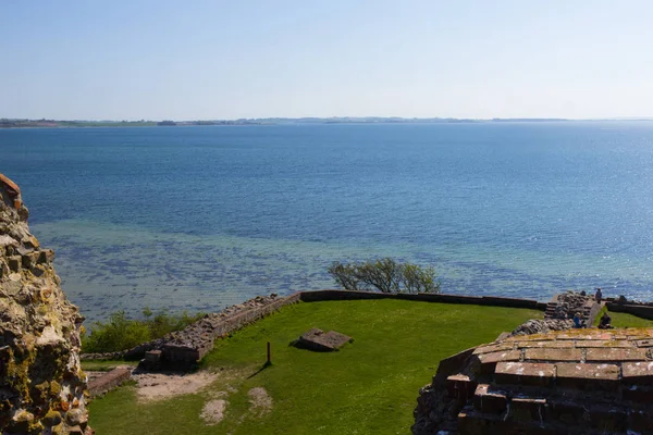 Ruïnes Van Het Kasteel Van Kaloe Jutland Denemarken — Stockfoto