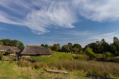 Eski viking evleri Müzesi Lejre, Danimarka