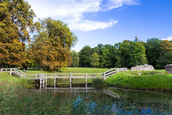 Ruines Caslte Asserbo Dans Nord Danemark — Photo