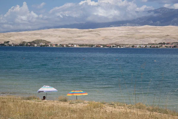 Blick Auf Den Strand Svetioy Duh Auf Der Insel Pag — Stockfoto