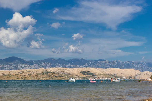 Weergave Van Svetioy Duh Strand Het Eiland Pag Kroatië — Stockfoto