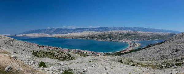 View of town of Pag, Croatia — Stock Photo, Image
