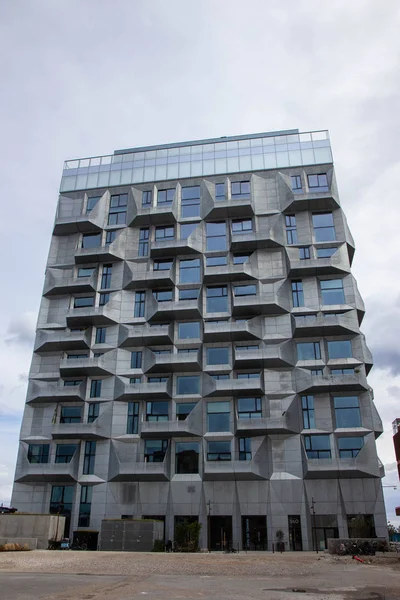 Los Apartamentos Silo Zona Nordhavn Copenhague Dinamarca —  Fotos de Stock