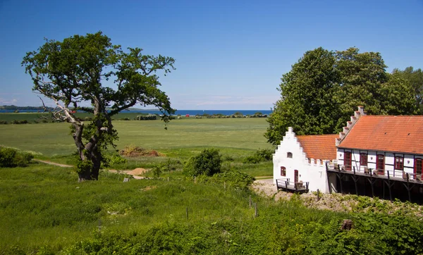 Uthus Dragsholm Slott Danmark — Stockfoto