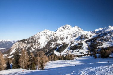 Nassfele Kayak Merkezi Avusturya Alpleri'nde görünümünü