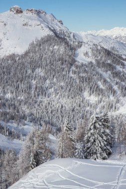 Nassfele Kayak Merkezi Avusturya Alpleri'nde görünümünü