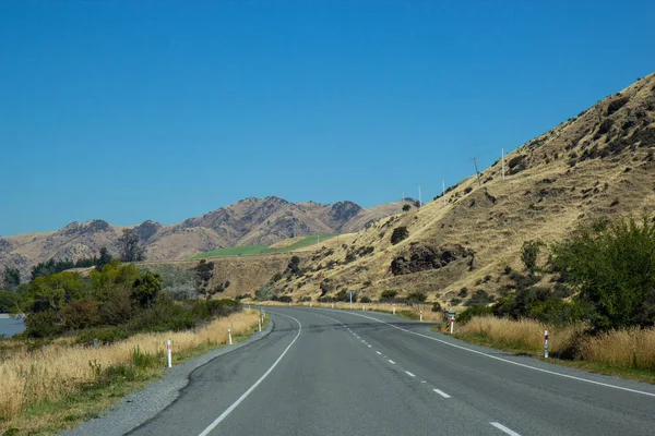Highway Road Canterbury Region New Zealand — Stock Photo, Image
